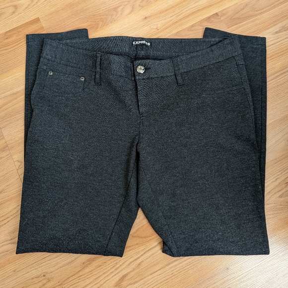 Express Charcoal Grey Jeggings Size L - Picture 2 of 8